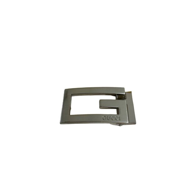 Gucci Silver Metal Classic Designer  Vintage Belt Buckle - OS - Picture 1 of 11